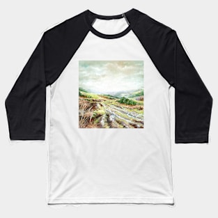 'Tranquil Ashdown Forest in Autumn' by Sonia Finch Baseball T-Shirt